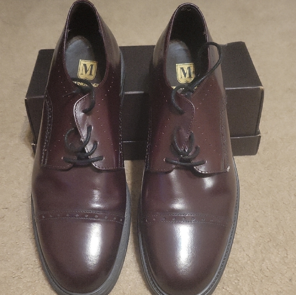 Bruno Magli Brown Leather Oxfords for Formal Occasions
